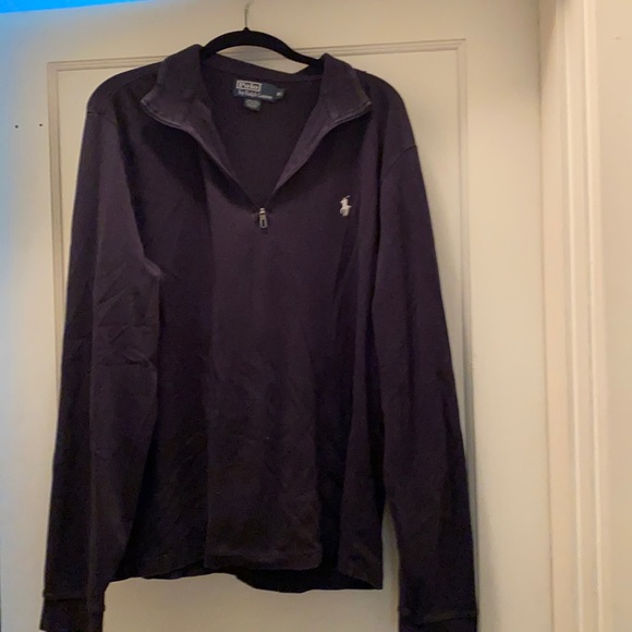 Polo Ralph Lauren navy polo longsleeve size XL - Picture 1 of 4